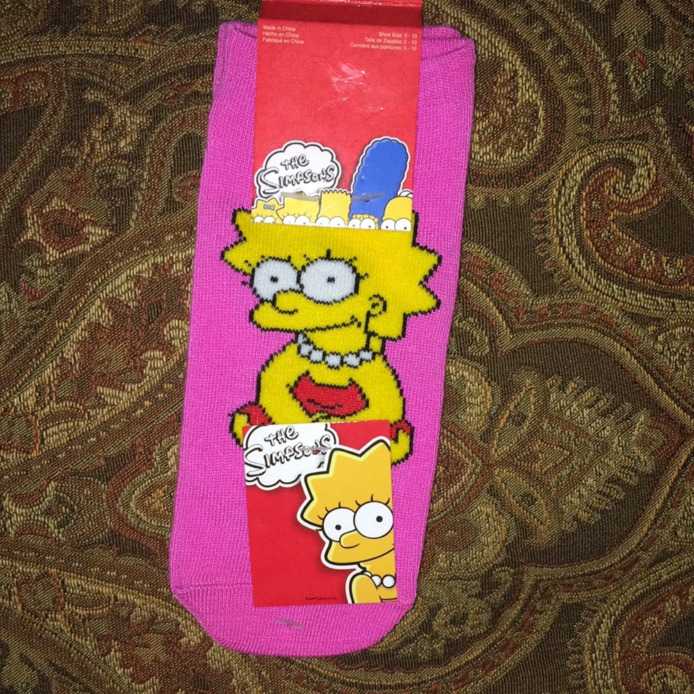Lisa Simpson socks